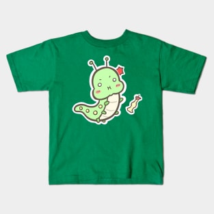 Sneaky Worm v2 Kids T-Shirt